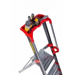 Offres ? TABLETTE GOUTTIERE ROUGE CENTAURE POUR ESCABEAU - 380469-- ?