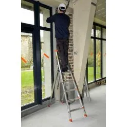 Grosses soldes ? ESCABEAU CENTAURE ALUMINIUM 8 MARCHES PRO 54 -309208-- ? -CENTAURE Soldes 2327999 4