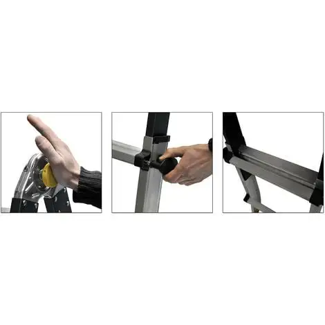 Promo ? Centaure - Echelle Télescopique Pliante 4x4 Barreaux Hauteur 4,10 M - TT4 ? 5 Promo ? Centaure - Echelle Télescopique Pliante 4x4 Barreaux Hauteur 4,10 M - TT4 ? – Image 3