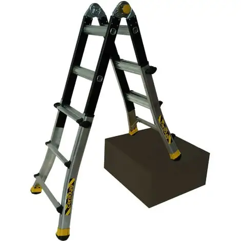 Promo ? Centaure - Echelle Télescopique Pliante 4x4 Barreaux Hauteur 4,10 M - TT4 ? 7 Promo ? Centaure - Echelle Télescopique Pliante 4x4 Barreaux Hauteur 4,10 M - TT4 ? – Image 5