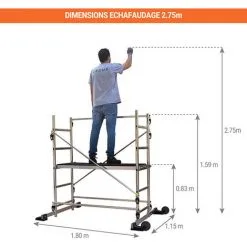 Budget ? CENTAURE Echafaudage Domestique - Hauteur De Travail Maximale De 6.65m - 238703/347705 ✨ 10 Budget ? CENTAURE Echafaudage Domestique - Hauteur De Travail Maximale De 6.65m - 238703/347705 ✨ -CENTAURE Soldes 30279942 4