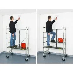 Nouveau ? CENTAURE Echafaudage Pliant - Longueur Plateau 1.10m - 346801 ? -CENTAURE Soldes 3206658 5