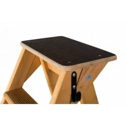 Meilleur prix ⭐ Centaure Escabeau Lyonnais Bois 6 Marches + Tablette - Hauteur De Travail 2,90m ? -CENTAURE Soldes 35381646 2