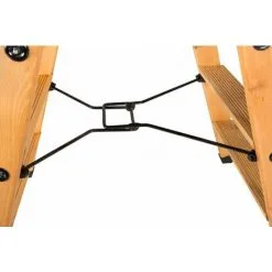 Meilleur prix ⭐ Centaure Escabeau Lyonnais Bois 6 Marches + Tablette - Hauteur De Travail 2,90m ? -CENTAURE Soldes 35381646 3