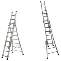 Bon marché ? CENTAURE Echelle Transformable 3 Plans - Longueur Pliée 2.50m. / Dépliée 5.10m Et 4.10m En Position Escabeau. - 363308 ? 11 Bon marché ? CENTAURE Echelle Transformable 3 Plans - Longueur Pliée 2.50m. / Dépliée 5.10m Et 4.10m En Position Escabeau. - 363308 ? -CENTAURE Soldes 35971845 5