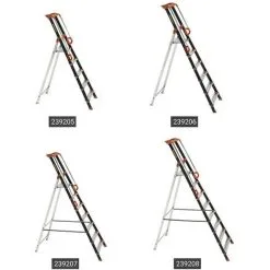 Promo ⭐ CENTAURE Escabeau Avec Rampe De Sécurité - Hauteur Maximum De Travail 2.99m - 239205 ? -CENTAURE Soldes 36334068 4