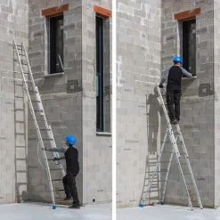 Remise ? CENTAURE Echelle Transformable 3 Plans - Longueur Pliée 2.30m. / Dépliée 4.65m Et 3.72m En Position Escabeau. - 213308 ? -CENTAURE Soldes 36334107 4