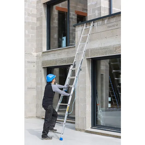 Remise ✔️ CENTAURE Echelle Transformable 2 Plans - Hauteur Atteignable En Position Escabeau De 2.10m Et 3.48m En Double échelle - 213208 ✔️ 6 Remise ✔️ CENTAURE Echelle Transformable 2 Plans - Hauteur Atteignable En Position Escabeau De 2.10m Et 3.48m En Double échelle - 213208 ✔️ – Image 4