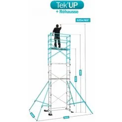 Meilleure affaire ? CENTAURE KIT Réhausse Pour échafaudage TEK'UP Ou QUAD UP EVOLUTION, Pour Travail Jusqu'à 6m70 ❤️ -CENTAURE Soldes 4020268 3
