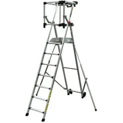 Le moins cher ? Centaure Plate-forme Individuelle Roulante 7 Marches à Hauteur Fixe - Sans Stabilisateur - MASTERGUARD ?