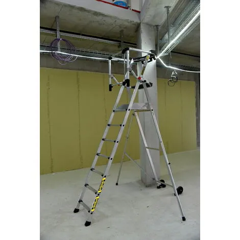 Le moins cher ? Centaure Plate-forme Individuelle Roulante 7 Marches à Hauteur Fixe - Sans Stabilisateur - MASTERGUARD ? 5 Le moins cher ? Centaure Plate-forme Individuelle Roulante 7 Marches à Hauteur Fixe - Sans Stabilisateur - MASTERGUARD ? – Image 3