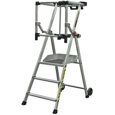 Meilleure vente ? Centaure Plate-forme Individuelle Roulante 3 Marches à Hauteur Fixe - Sans Stabilisateur - MASTERGUARD ? 3 Meilleure vente ? Centaure Plate-forme Individuelle Roulante 3 Marches à Hauteur Fixe - Sans Stabilisateur - MASTERGUARD ?