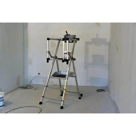 Meilleure vente ? Centaure Plate-forme Individuelle Roulante 3 Marches à Hauteur Fixe - Sans Stabilisateur - MASTERGUARD ? 4 Meilleure vente ? Centaure Plate-forme Individuelle Roulante 3 Marches à Hauteur Fixe - Sans Stabilisateur - MASTERGUARD ? – Image 2