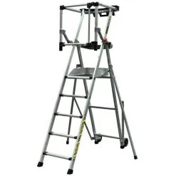 Bon marché ? Centaure Plate-forme Individuelle Roulante 5 Marches à Hauteur Fixe - Sans Stabilisateur - MASTERGUARD ⌛