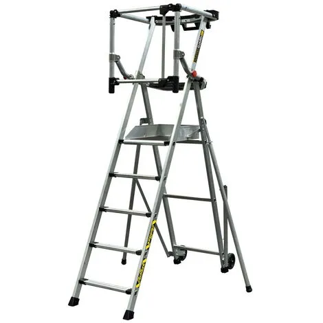 Bon marché ? Centaure Plate-forme Individuelle Roulante 5 Marches à Hauteur Fixe - Sans Stabilisateur - MASTERGUARD ⌛ 3 Bon marché ? Centaure Plate-forme Individuelle Roulante 5 Marches à Hauteur Fixe - Sans Stabilisateur - MASTERGUARD ⌛