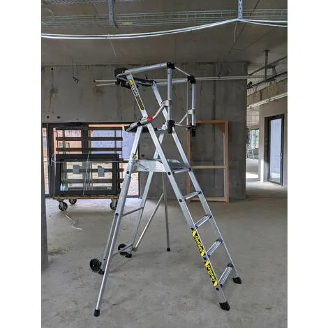 Bon marché ? Centaure Plate-forme Individuelle Roulante 5 Marches à Hauteur Fixe - Sans Stabilisateur - MASTERGUARD ⌛ 4 Bon marché ? Centaure Plate-forme Individuelle Roulante 5 Marches à Hauteur Fixe - Sans Stabilisateur - MASTERGUARD ⌛ – Image 2