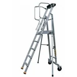 Tout neuf ? Centaure Plate-forme De Rayonnage Aluminium ERM 5 Marches ?