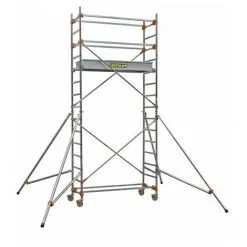 Sortie ❤️ Centaure Echafaudage Roulant Aluminium - ST 205 4, Plancher 3m90 - Longueur 2m05 ?