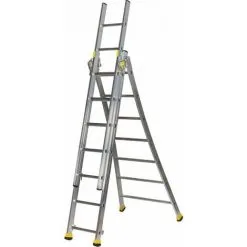 Meilleur prix ✨ ECHELLE TRANSFORMABLE À BASE ÉVASÉE 3 PLANS CENTAURE MASTER T3 2M50 - 510308-- ✨