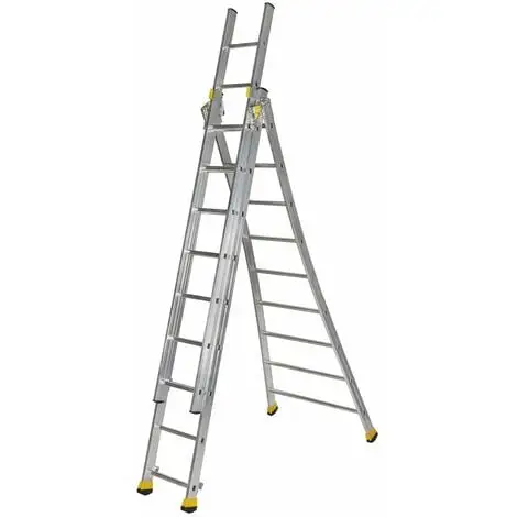 Le moins cher ? Centaure Echelle Transformable 3 Plans T3 3m60/8m10 ✔️ 3 Le moins cher ? Centaure Echelle Transformable 3 Plans T3 3m60/8m10 ✔️